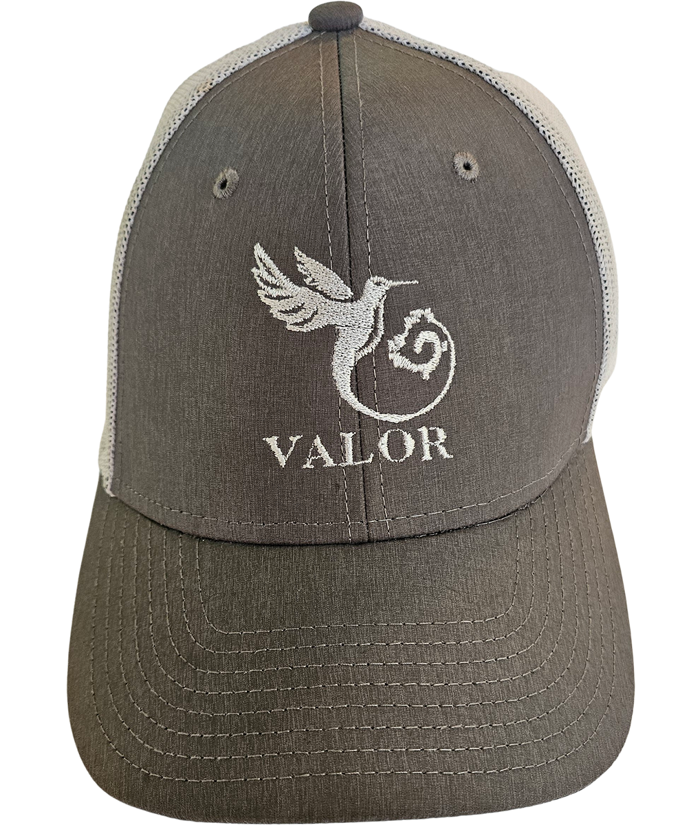 Grey/White Hat